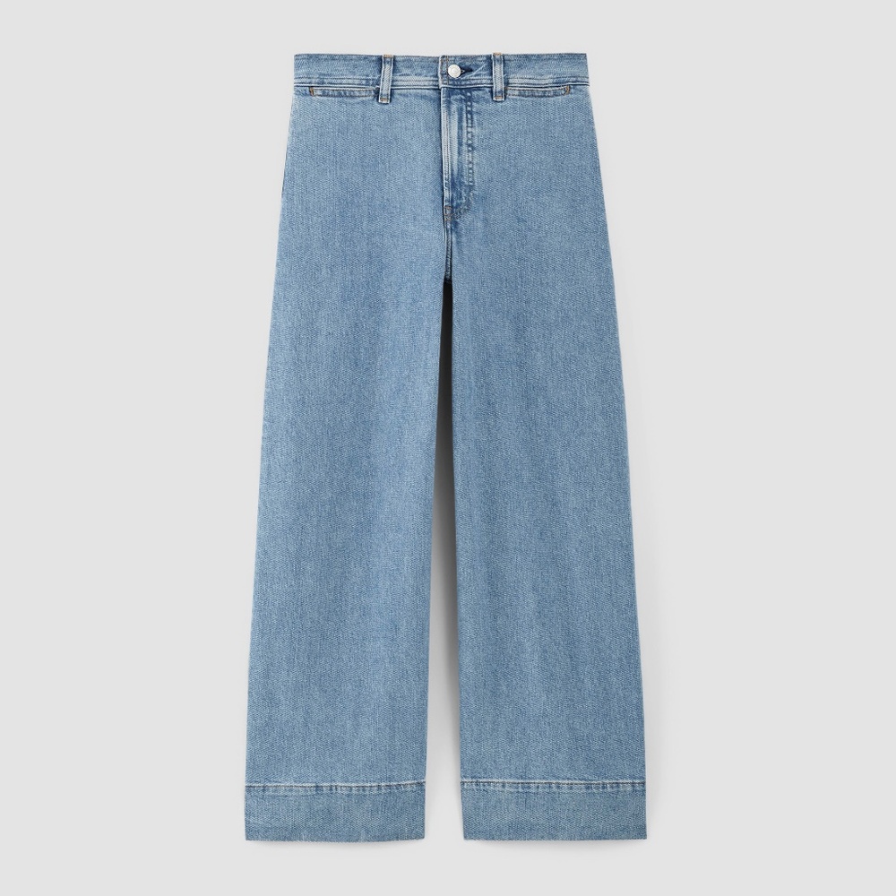 Everlane Women's Mariner Cropped Jean in Shallow Beach, Size 28, Denim